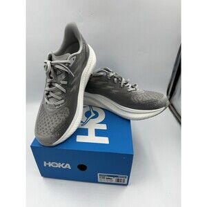 HOKA Men's Mach 6 Stardust Gray Running Shoes Size 11.5D 1147790